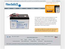 Tablet Screenshot of fibersafebattery.com